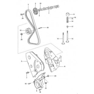 Защитный кожух ремня верхний VW T4