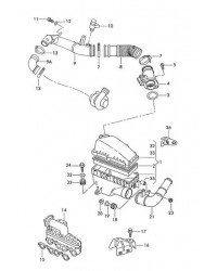Расходомер воздуха VW T4 