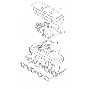 Клапан системы циркуляции VW T4 