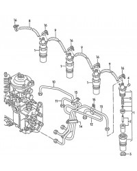 Форсунка в сборе 1,9 TD VW T4
