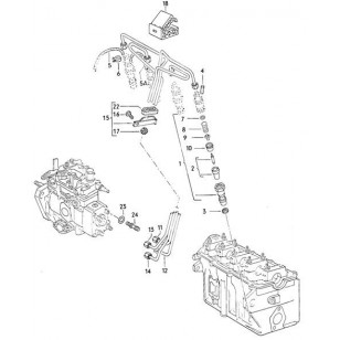 Форсунка в сборе 2,4 D VW T4