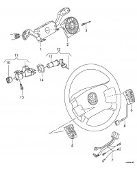 Руль под AIRBAG VW Transporter T5