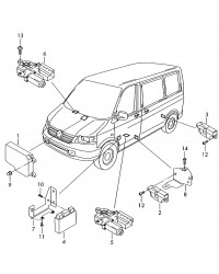 Моторчик стеклоподъемника VW Транспортер T5